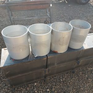 4 x Steel Dustbins