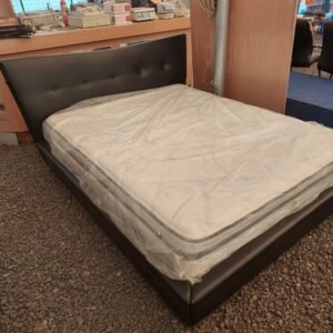 Queen Size Sleigh Bed with NEW Sealy Excellence Strato Mattress