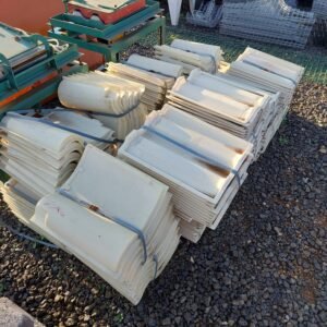 2 x Roof Tile vibrating tables + Assorted Roof Tile Moulds